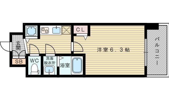 大阪府大阪市東淀川区東中島４ 崇禅寺駅 1K マンション 賃貸物件詳細