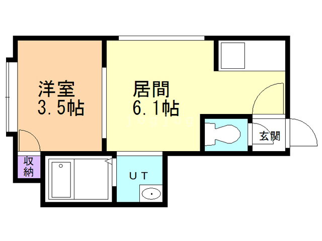 北海道札幌市白石区栄通３ 白石駅 1DK アパート 賃貸物件詳細