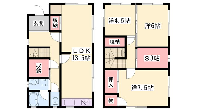 兵庫県明石市大久保町八木 江井ヶ島駅 3SLDK 一戸建て 賃貸物件詳細