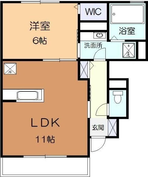 神奈川県相模原市南区大野台１ 古淵駅 1LDK アパート 賃貸物件詳細