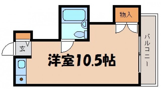 サンローレル船越 2階 ワンルーム 賃貸物件詳細