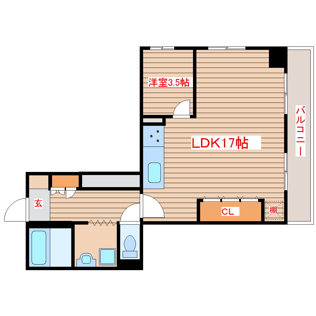 宮城県仙台市青葉区本町１ 勾当台公園駅 1LDK マンション 賃貸物件詳細