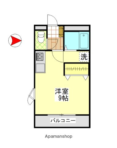 岡山県倉敷市西中新田 倉敷駅 ワンルーム アパート 賃貸物件詳細