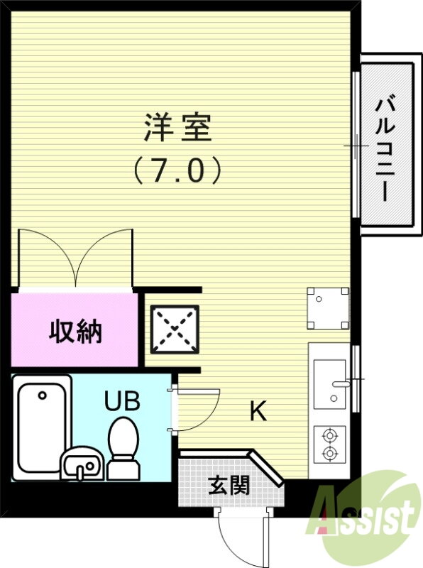 兵庫県神戸市須磨区須磨浦通５ 須磨駅 ワンルーム アパート 賃貸物件詳細