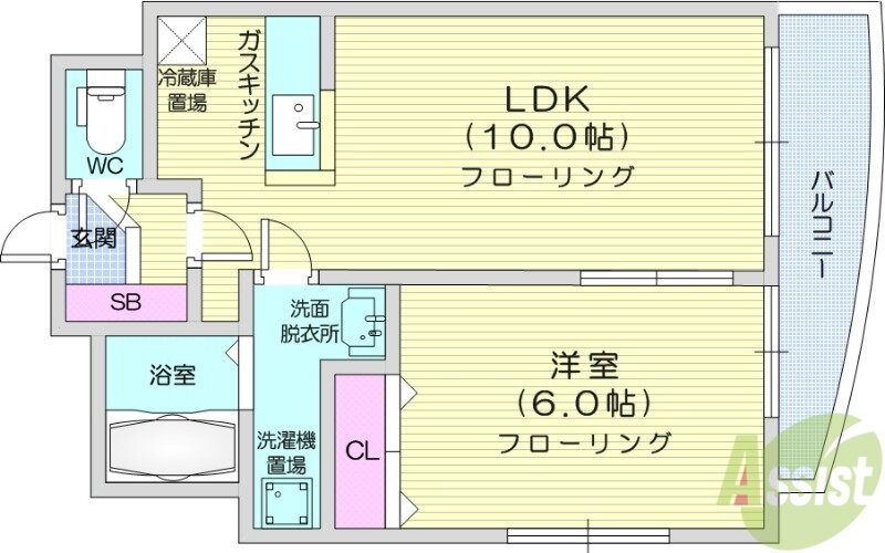 北海道札幌市中央区北五条西１４ 桑園駅 1LDK マンション 賃貸物件詳細
