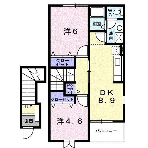 石川県白山市手取町 美川駅 2DK アパート 賃貸物件詳細