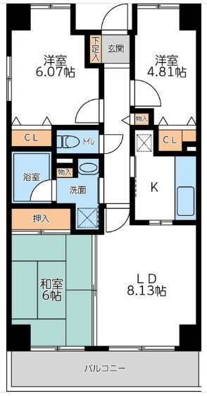 神奈川県横浜市青葉区市ケ尾町 市が尾駅 3LDK マンション 賃貸物件詳細