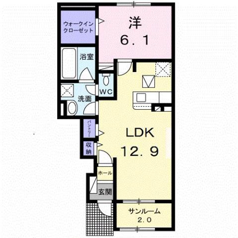 熊本県玉名市横島町横島 玉名駅 1LDK アパート 賃貸物件詳細
