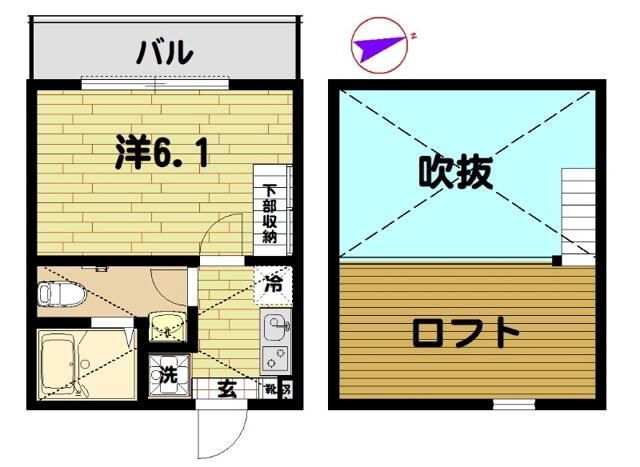 神奈川県横浜市緑区長津田７ 長津田駅 1K アパート 賃貸物件詳細