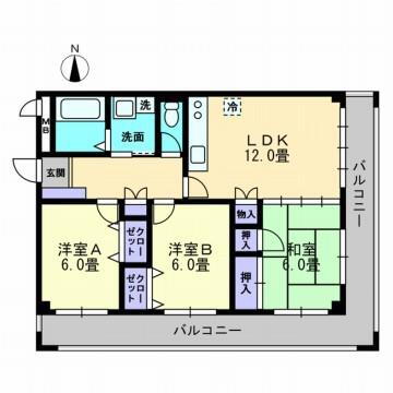 香川県高松市松縄町 林道駅 3LDK マンション 賃貸物件詳細