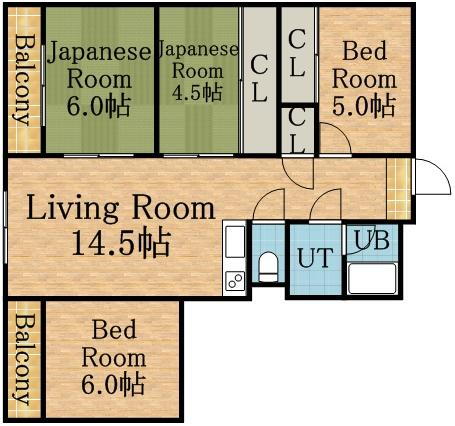 北海道札幌市東区東苗穂三条１ 北２４条駅 4LDK マンション 賃貸物件詳細