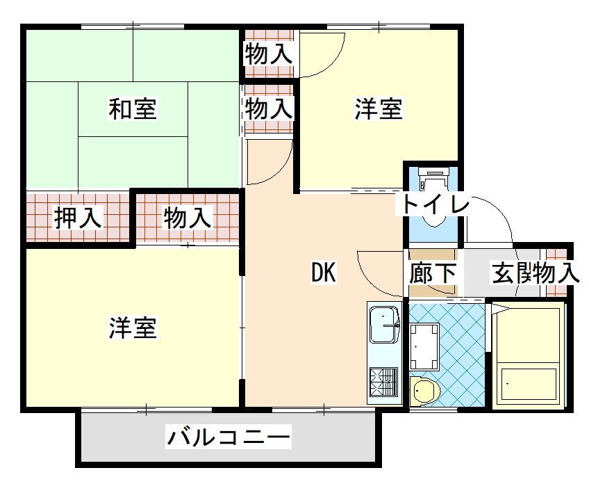 岡山県岡山市中区原尾島 高島駅 3DK アパート 賃貸物件詳細