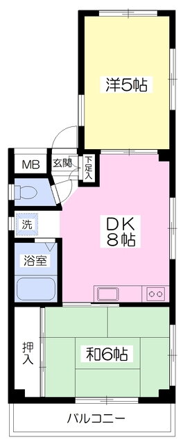 神奈川県川崎市中原区田尻町 平間駅 2DK マンション 賃貸物件詳細