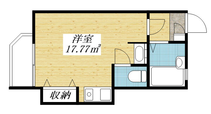 ＭＯＮＴＡ 2階 ワンルーム 賃貸物件詳細