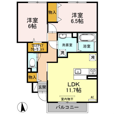 大阪府八尾市南本町１ 近鉄八尾駅 2LDK アパート 賃貸物件詳細
