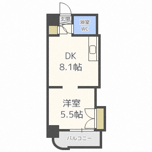 北海道札幌市中央区南四条東２ すすきの駅 1DK マンション 賃貸物件詳細