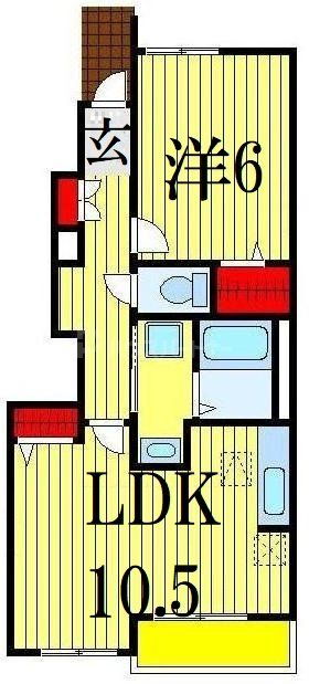 千葉県船橋市二宮１ 飯山満駅 1LDK アパート 賃貸物件詳細