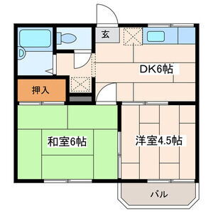 神奈川県海老名市東柏ケ谷４ さがみ野駅 2DK アパート 賃貸物件詳細