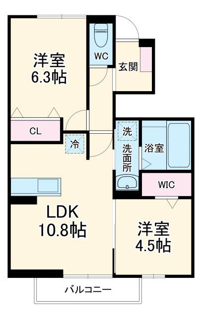 埼玉県上尾市井戸木３ 桶川駅 2LDK アパート 賃貸物件詳細