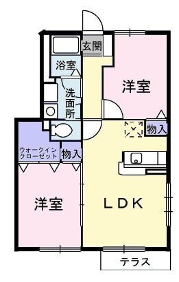 岐阜県瑞穂市十九条 穂積駅 2LDK アパート 賃貸物件詳細