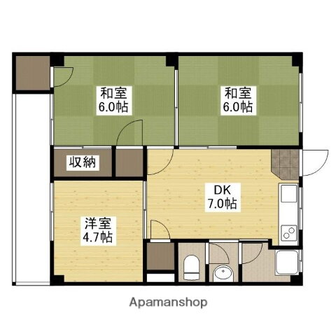 広島県広島市安佐南区長束４ 安芸長束駅 3DK マンション 賃貸物件詳細