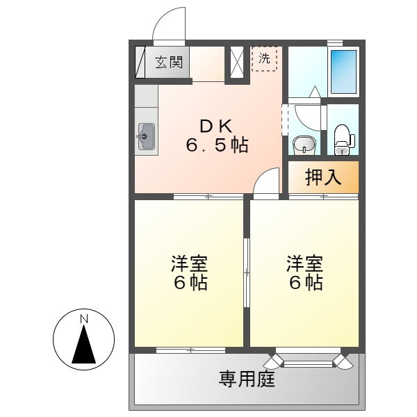 岡山県倉敷市大島 倉敷駅 2DK アパート 賃貸物件詳細