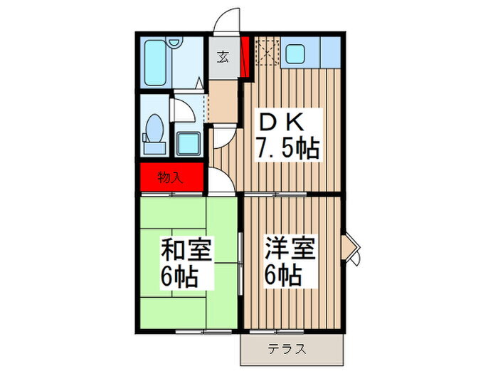 埼玉県さいたま市見沼区東大宮７ 東大宮駅 2DK アパート 賃貸物件詳細