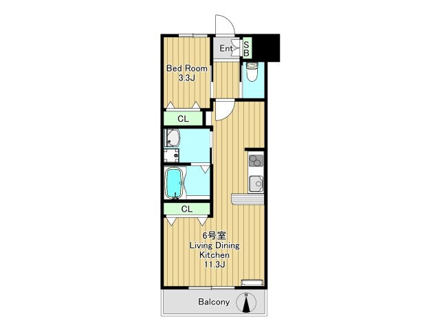 Ｒｅｓｅｒｖｅ　Ｈ＆Ｍ　Ｒｅｓｉｄｅｎｃｅ 1階 1LDK 賃貸物件詳細