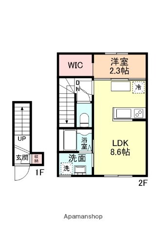 富山県富山市五福 富山大学前駅 1LDK アパート 賃貸物件詳細