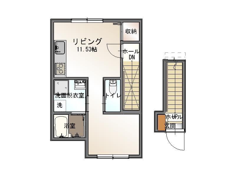 北海道名寄市西十二条南７ 名寄駅 1K アパート 賃貸物件詳細