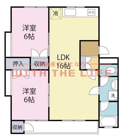 福岡県久留米市山川町 御井駅 2LDK アパート 賃貸物件詳細
