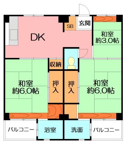 神奈川県鎌倉市手広５ 西鎌倉駅 3DK マンション 賃貸物件詳細