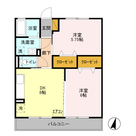 東京都足立区神明南１ 六町駅 2DK アパート 賃貸物件詳細