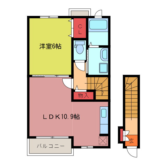 埼玉県坂戸市泉町２ 坂戸駅 1LDK アパート 賃貸物件詳細
