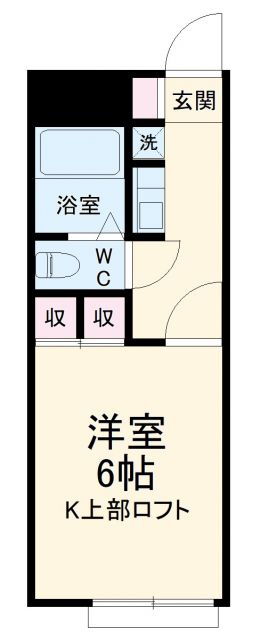 神奈川県横浜市戸塚区深谷町 戸塚駅 1K アパート 賃貸物件詳細