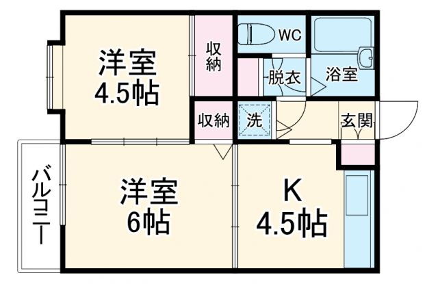 千葉県柏市常盤台 柏駅 2K マンション 賃貸物件詳細