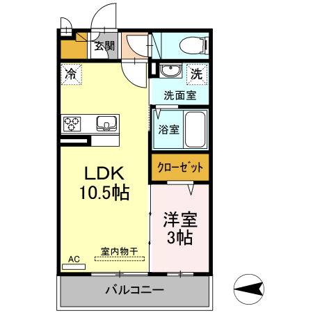神奈川県川崎市中原区苅宿 元住吉駅 1LDK アパート 賃貸物件詳細