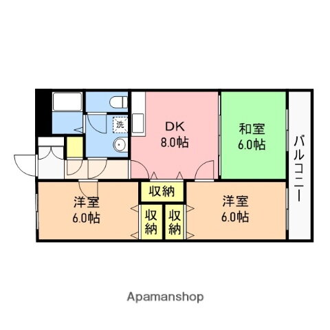 新潟県新潟市東区月見町 3DK マンション 賃貸物件詳細
