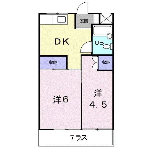 埼玉県上尾市緑丘２ 北上尾駅 2K アパート 賃貸物件詳細
