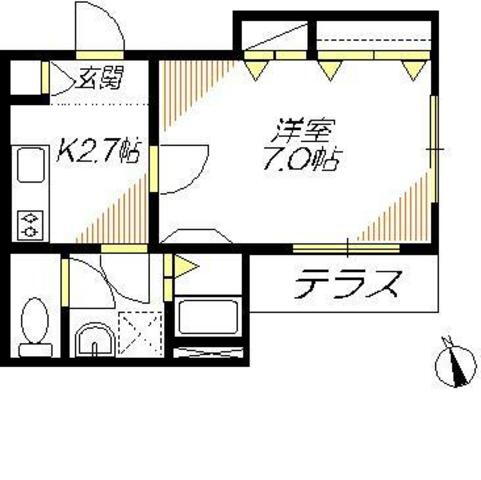 東京都品川区大井２ 大井町駅 1K マンション 賃貸物件詳細