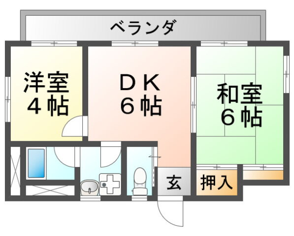 大阪府吹田市垂水町１ 豊津駅 2DK マンション 賃貸物件詳細