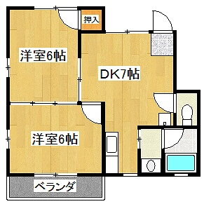 ホパトハウス平井町　壱番館 1階 2DK 賃貸物件詳細