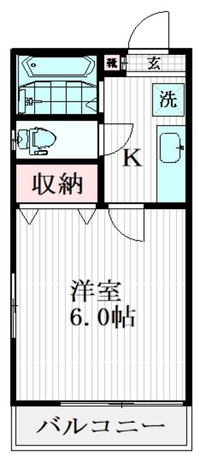 東京都杉並区方南１ 笹塚駅 1K アパート 賃貸物件詳細
