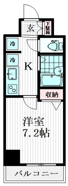 東京都練馬区関町南３ 武蔵関駅 1K マンション 賃貸物件詳細