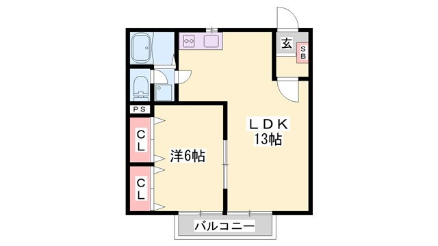兵庫県西脇市黒田庄町田高 本黒田駅 1LDK アパート 賃貸物件詳細