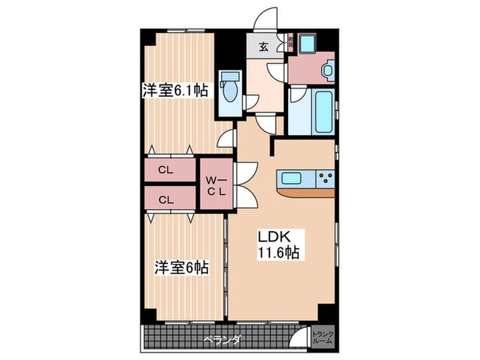 広島県広島市中区舟入町 土橋駅 2LDK マンション 賃貸物件詳細