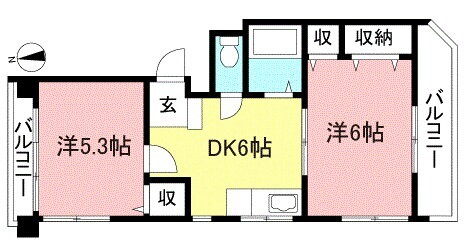 東京都杉並区高井戸東３ 高井戸駅 2DK マンション 賃貸物件詳細