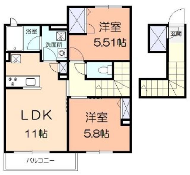 神奈川県伊勢原市池端 伊勢原駅 2LDK アパート 賃貸物件詳細