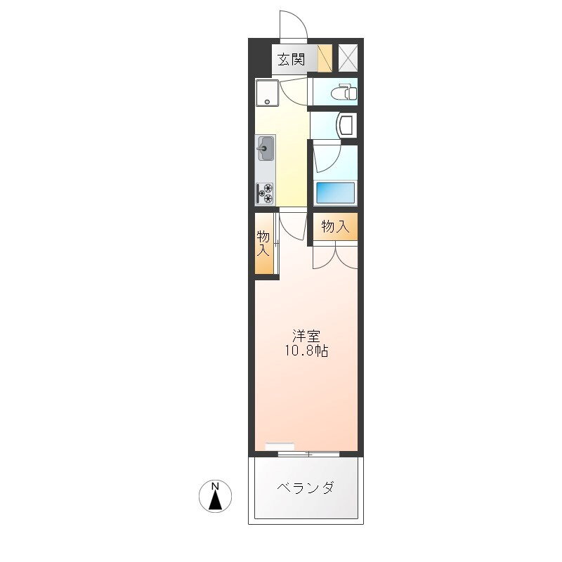 栃木県宇都宮市宿郷２ 宇都宮駅 1K マンション 賃貸物件詳細