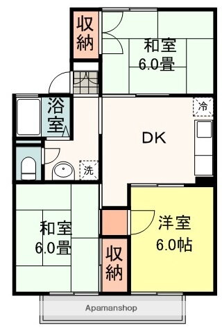 静岡県静岡市葵区北安東１ 新静岡駅 3DK アパート 賃貸物件詳細